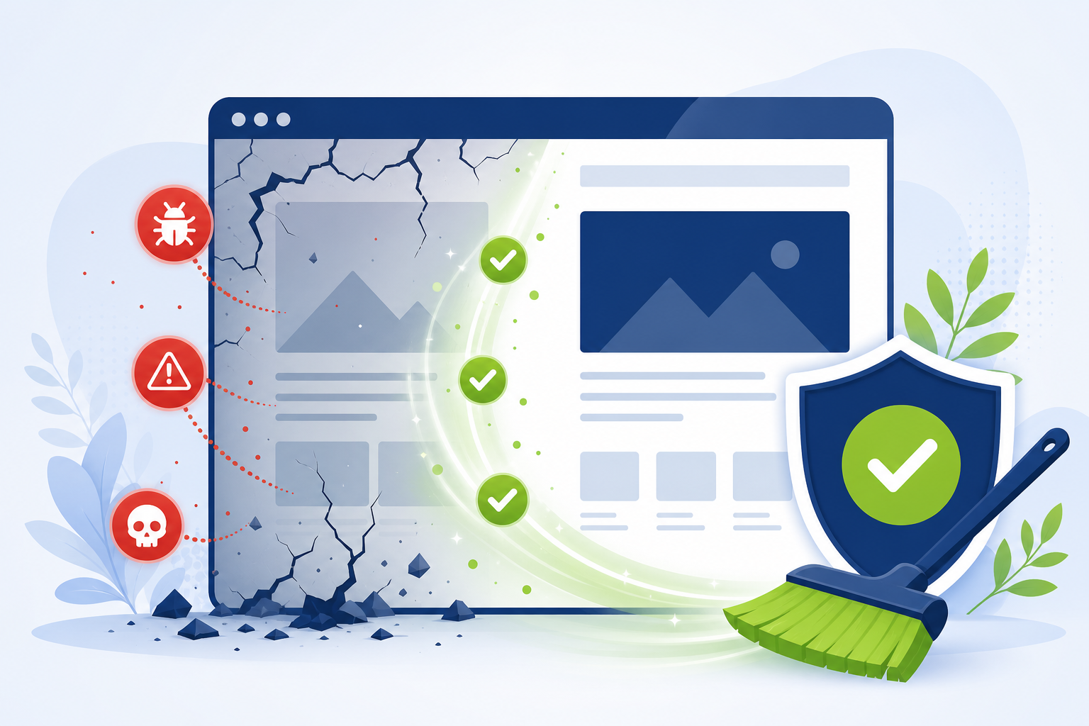 Website malware cleanup and hacked site recovery